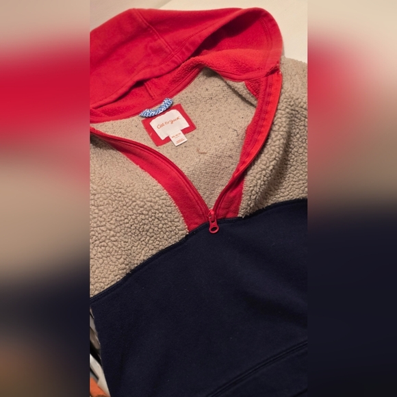 Cat & Jack Half Zip Color Block Hoodie - Picture 6 of 6